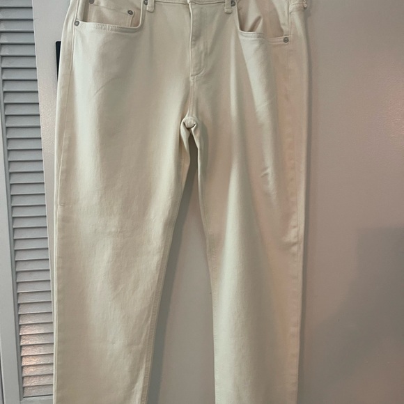 Rag & Bone Ecru Dre Loopback  Boyfriend Jeans NWT - Picture 4 of 6